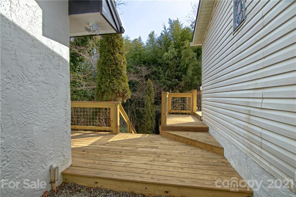 73 Church Road Fairview, NC 28730 - Photo 28 of 45 a view of a backyard of the house