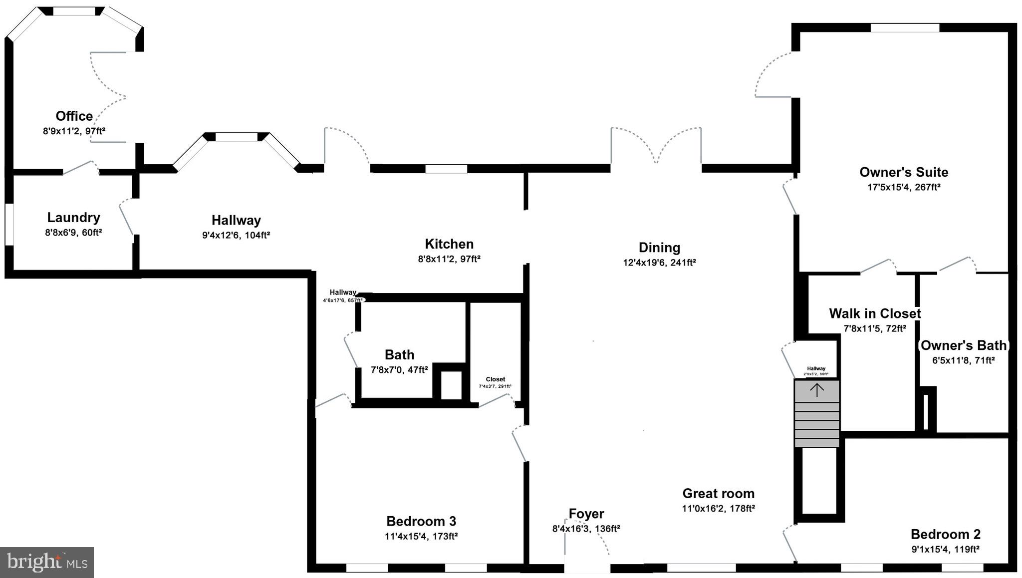 302 Gold Valley Road Locust Grove, VA 22508 - Photo 47 of 48 Main level floor plan