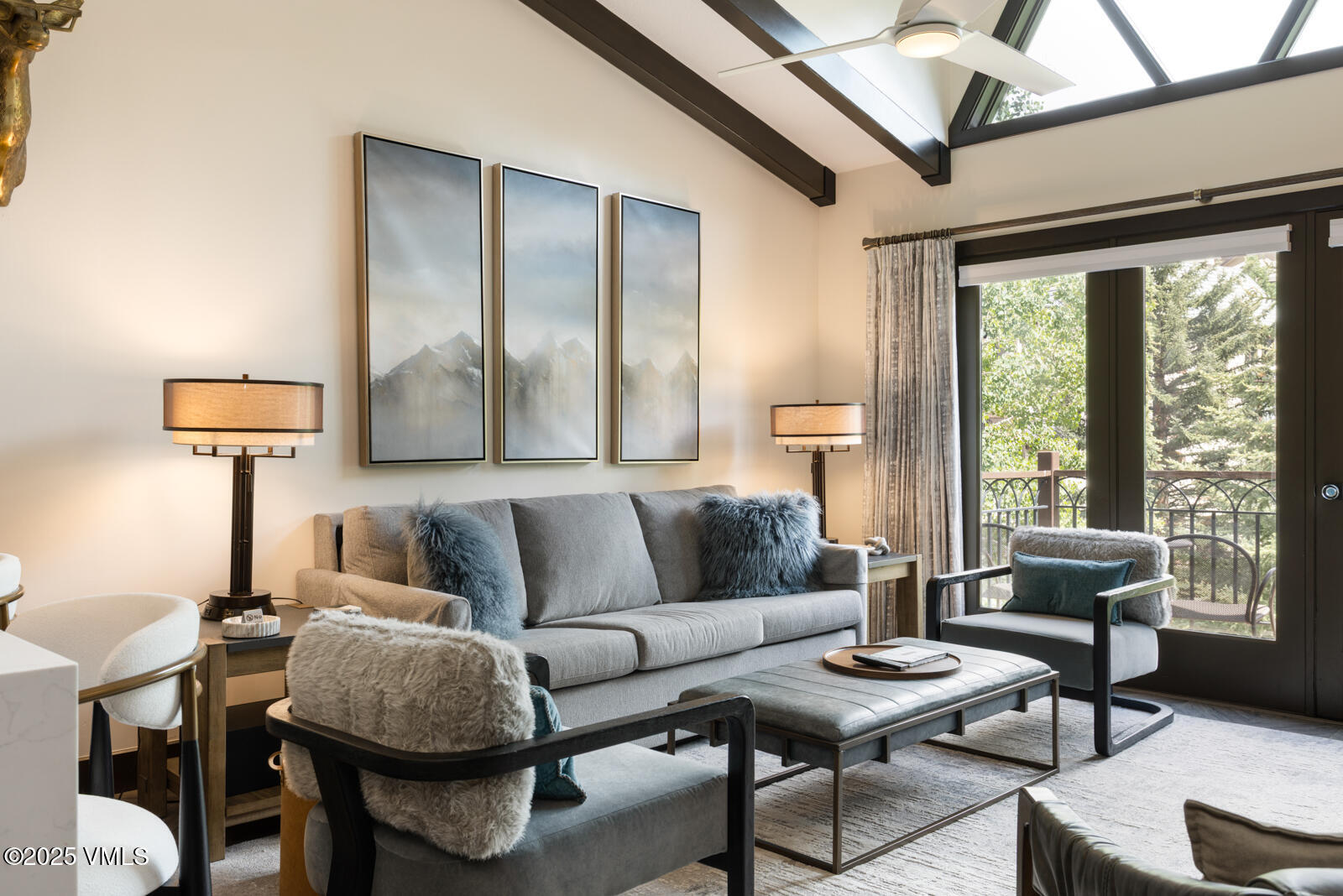 120 Offerson Road, Unit 3430 Beaver Creek, CO 81620 - Photo 7 of 36 a living room with furniture and a large window