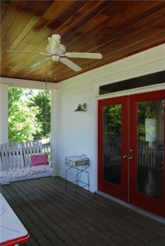 1640 Frye Road Columbia, TN 38401 - Photo 3 of 20 Screened in front porch has wood floors and reclaimed cherry wood ceilings from trees on property. Great hilltop views.