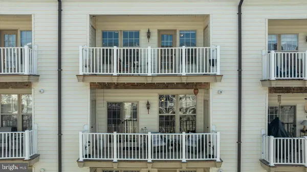 front view of a brick house with a door