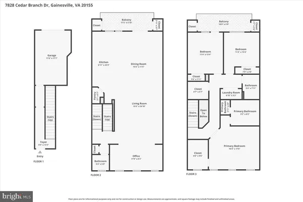 $444,900 | 7828 Cedar Branch Drive, Gainesville, VA 20155