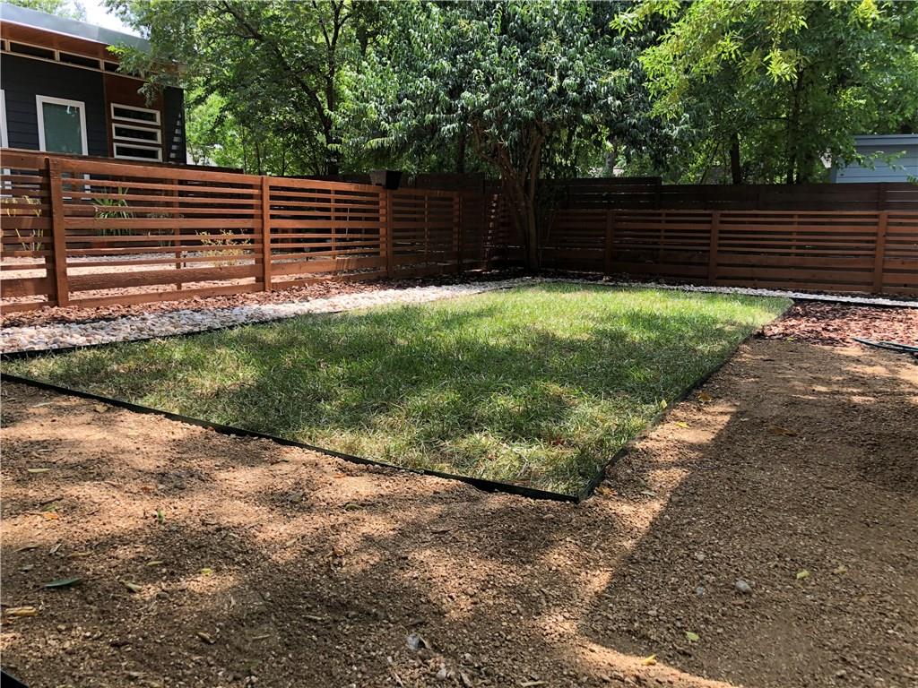 412 West Croslin Street, Unit A Austin, TX 78752 - Photo 7 of 13 Previous photo of back yard - yard work in progress