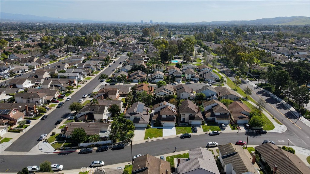 8 Sandpiper Irvine, CA 92604 - Photo 43 of 45 an aerial view of a city with lots of residential buildings