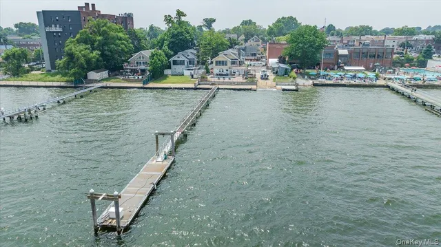 a view of a lake with a water and mountain view