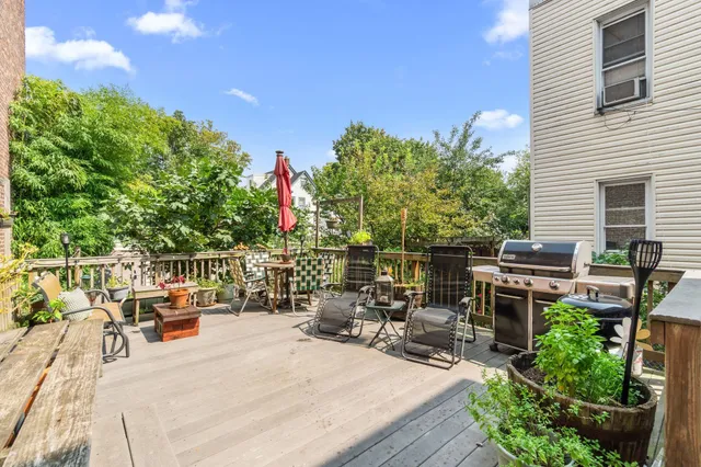 a view of outdoor space yard deck and outdoor seating