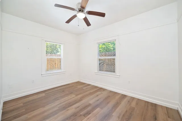 wooden floor in an empty room