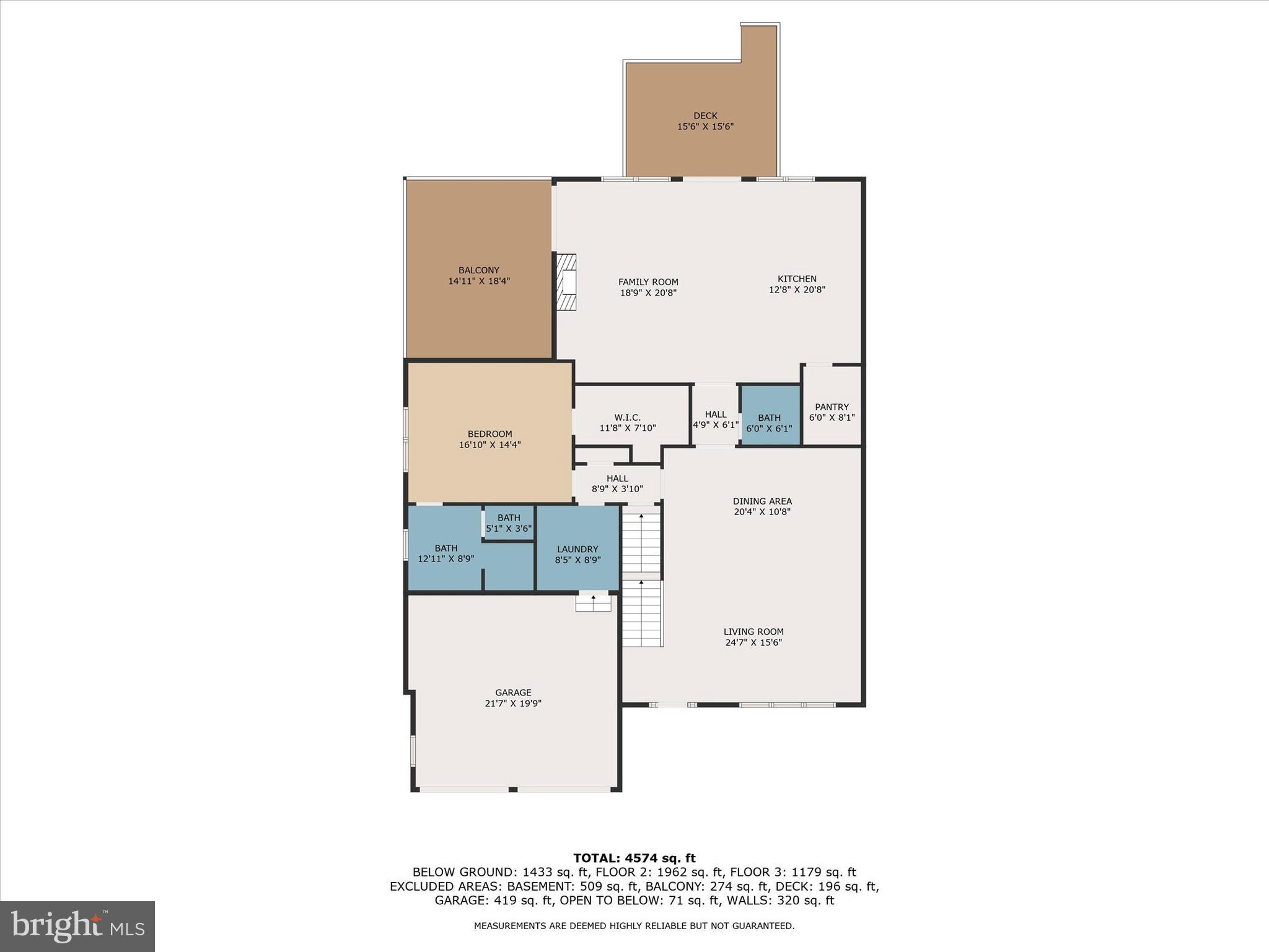 106 Villabrook Way Baltimore, MD 21212 - Photo 57 of 60 a picture of a floor plan