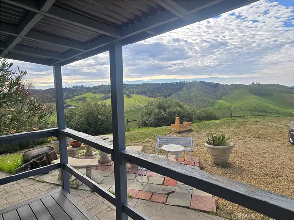 a view of a two chair in balcony
