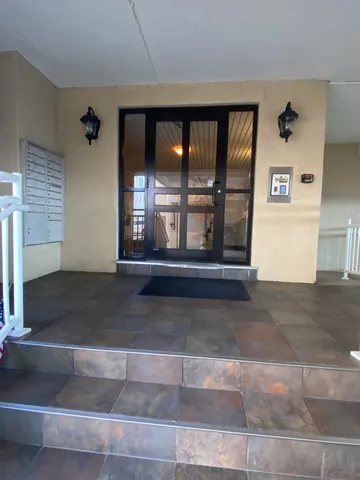 a view of a room with an oven