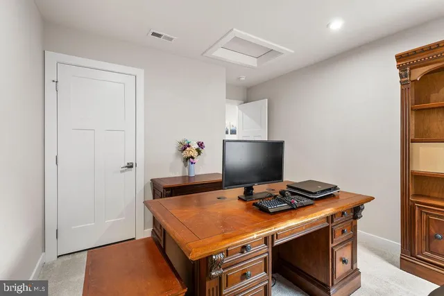 a room with storage and utility