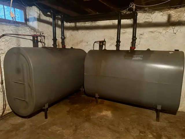 a view of a room with racks