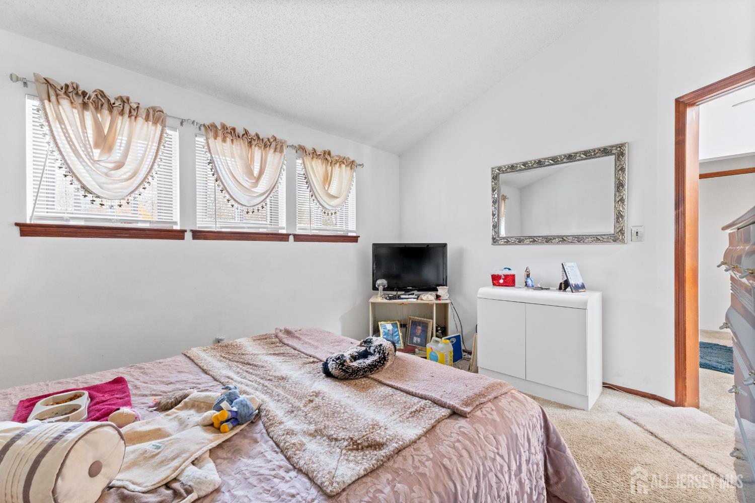 236 Community Circle Old Bridge, NJ 08857 - Photo 31 of 46 a bedroom with a bed and a flat screen tv