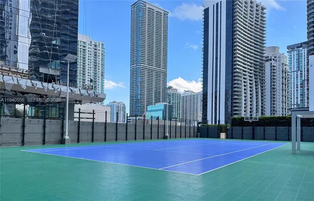 a view of a tennis court