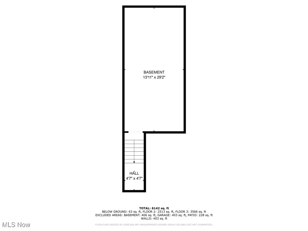 2930 South Ridge Road East Kingsville, OH 44048 - Photo 48 of 49 View of the basement floor plan