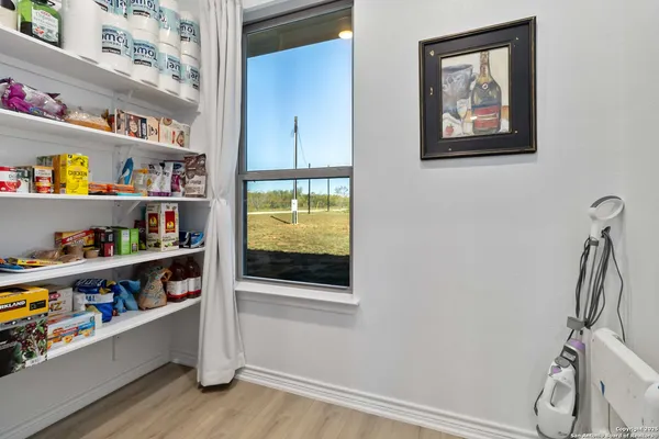 a room with storage and utility