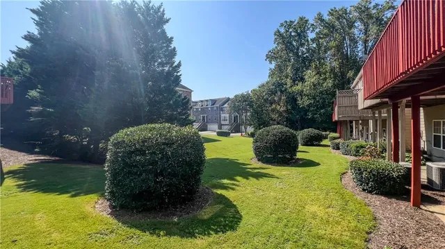 a view of outdoor space and tennis court