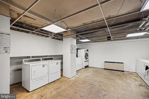 a view of a room with storage and utility