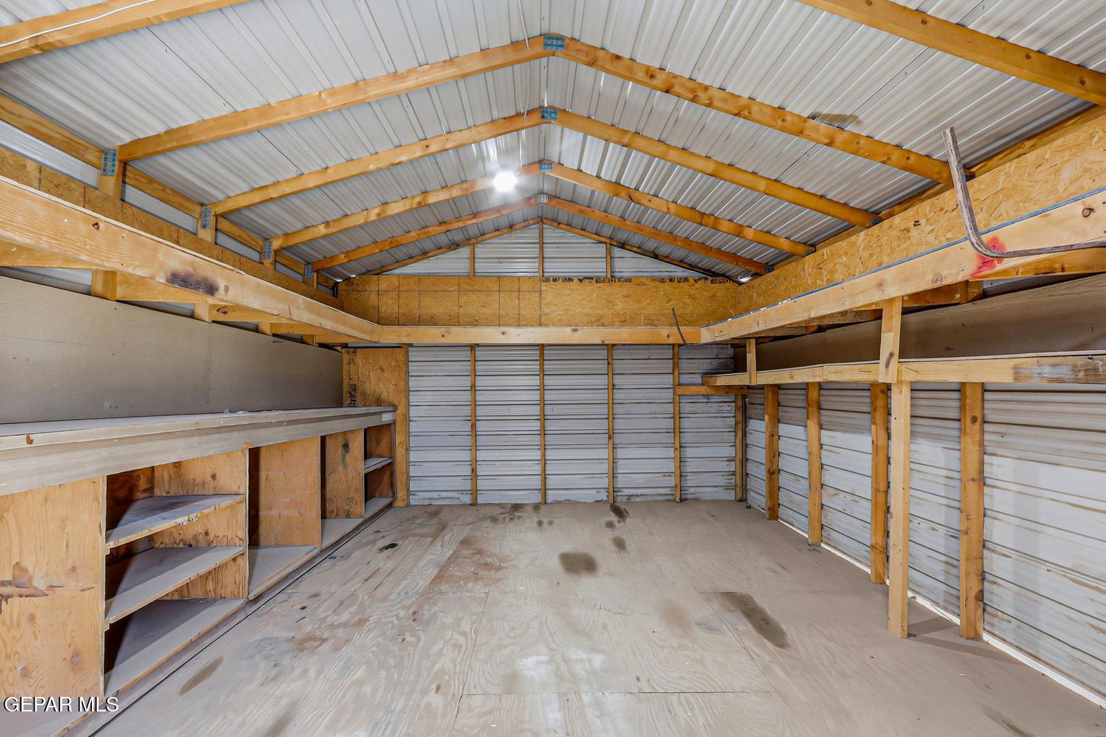366 Riverside Drive Sunland Park, NM 88063 - Photo 34 of 34 a view of a garage with washing machine