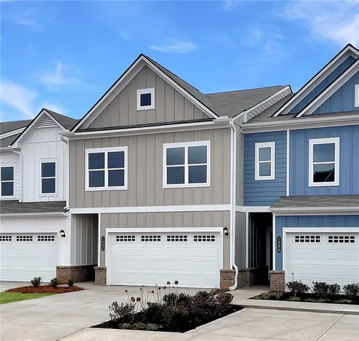 a front view of a building