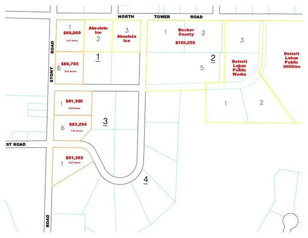 $86,785 | Lot 006 Stony Road, Detroit Lakes, MN 56501