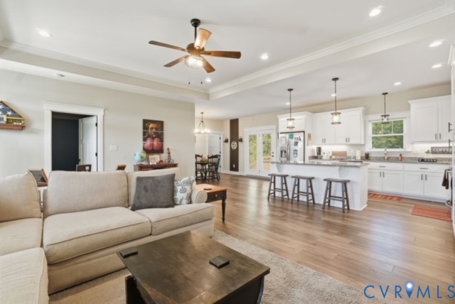 15305 Keelers Mill Road Dewitt, VA 23840 - Photo 16 of 38 a living room with furniture and kitchen view