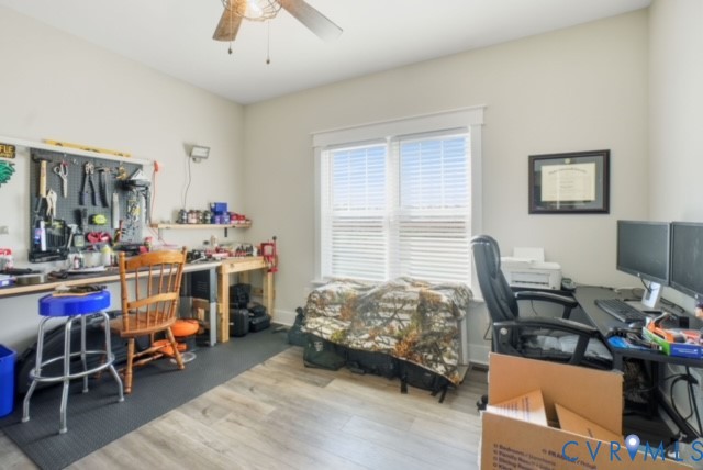 15305 Keelers Mill Road Dewitt, VA 23840 - Photo 24 of 38 a bedroom with a bed and a desk