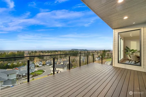 a view of ocean from a balcony