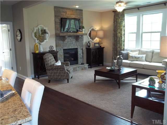 2201 Lower Lake Road Wake Forest, NC 27587 - Photo 3 of 25 Large Open Family room located off the kitchen area... Nice, Open and Bright!