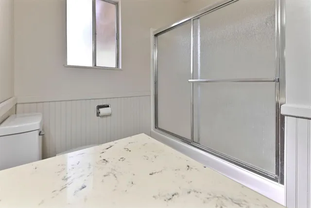 a view of a bathroom with a sink