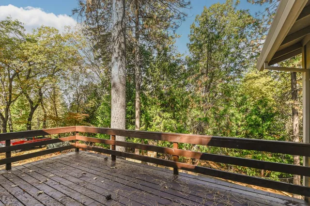 a view of outdoor space with seating