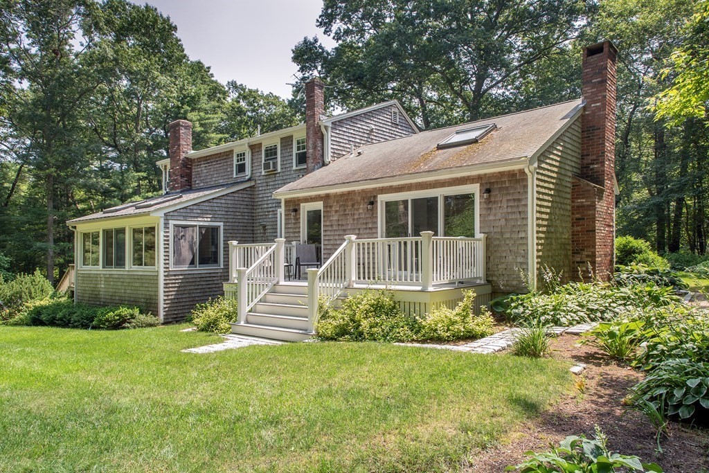 40 Union Hall Road Duxbury, MA 02332 - Photo 16 of 18 a front view of a house with a yard