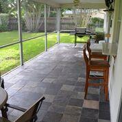1761 Southwest 10th Street Boca Raton, FL 33486 - Photo 17 of 25 Giant Covered Patio Slate Floor