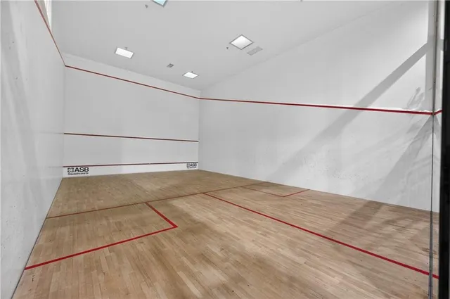 a view of empty room