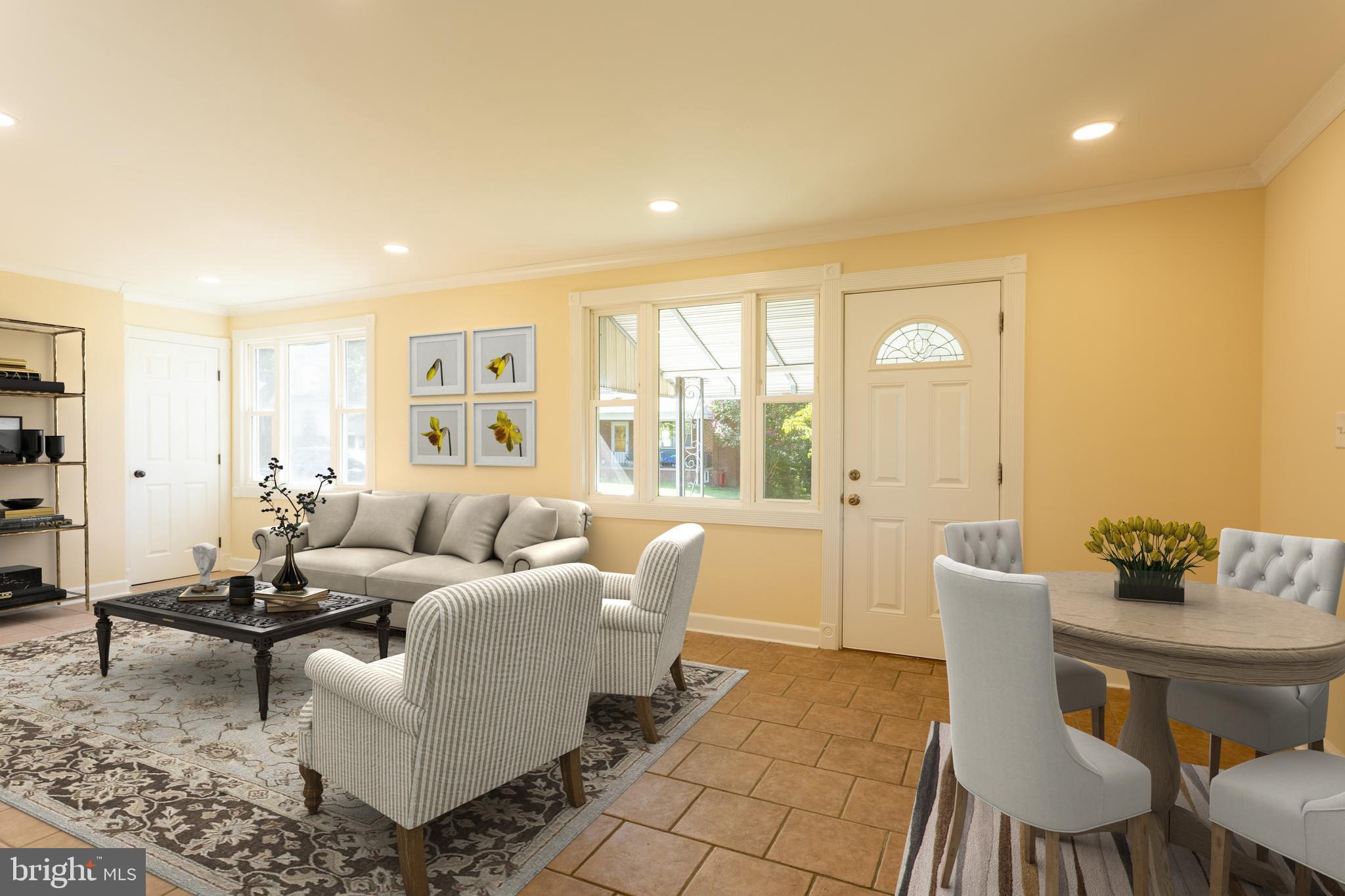 8102 Sumter Avenue Rosedale, MD 21237 - Photo 7 of 40 dining and living room virtual