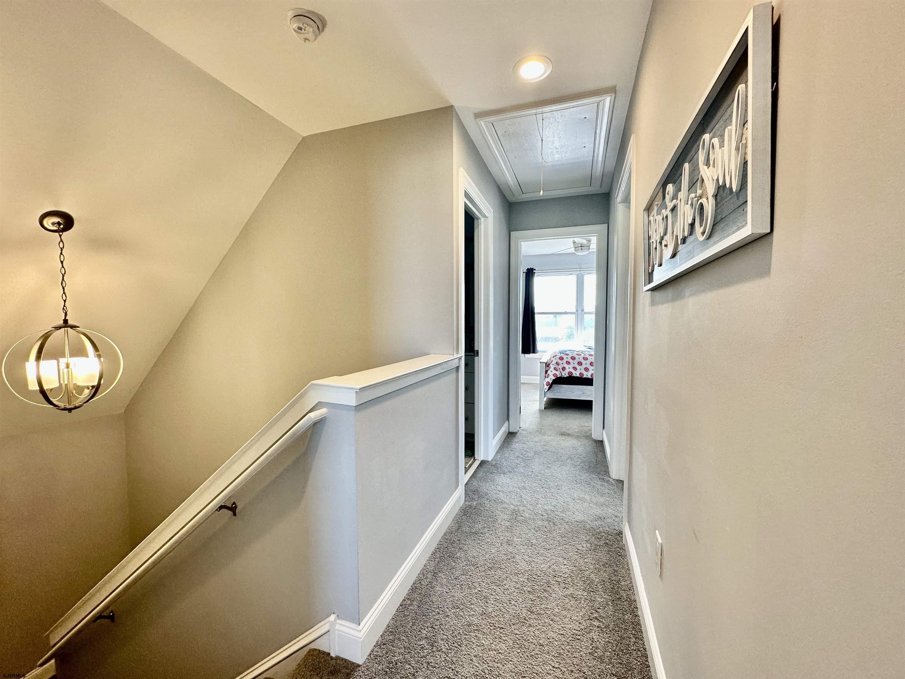201 19th Street South Brigantine, NJ 08203 - Photo 24 of 29 a view of a hallway view with staircase