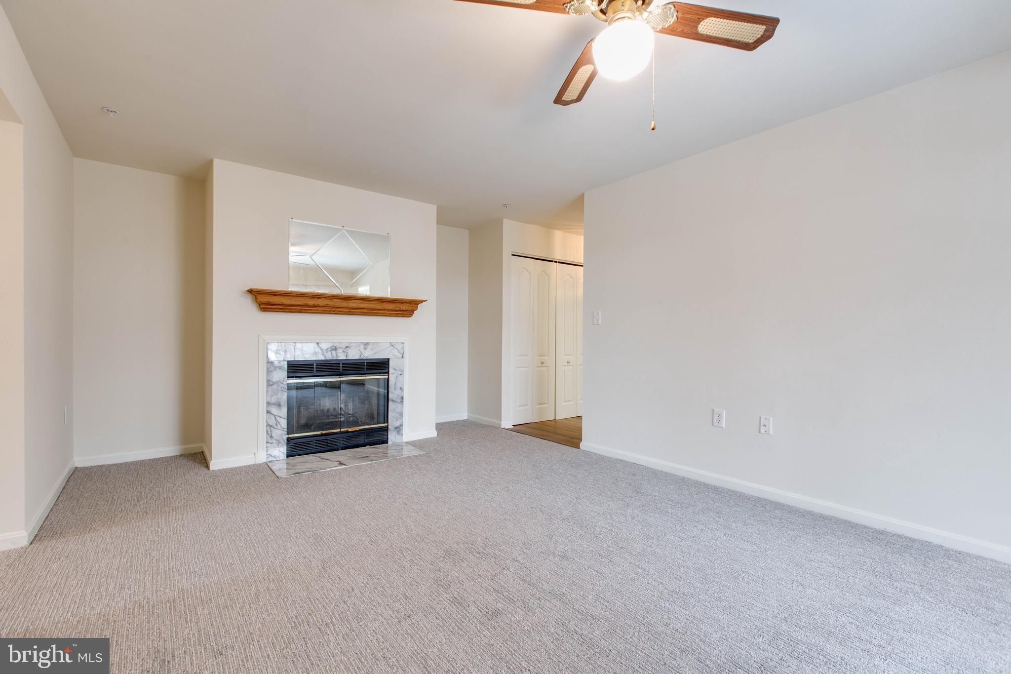 8399 Montgomery Run Road, Unit G Ellicott City, MD 21043 - Photo 6 of 31 a view of empty room with a fireplace