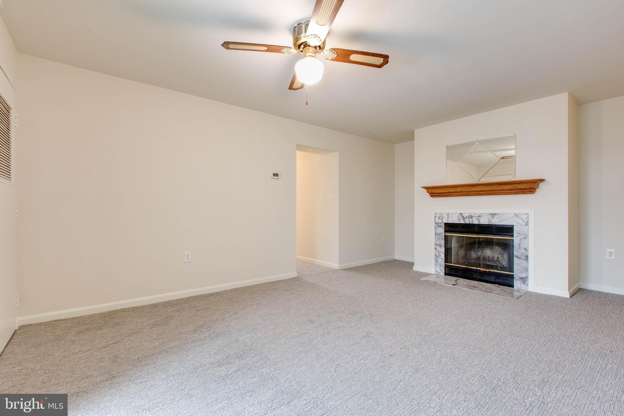 8399 Montgomery Run Road, Unit G Ellicott City, MD 21043 - Photo 7 of 31 a view of empty room with fireplace