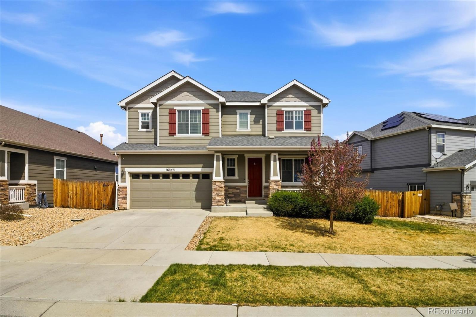a house view with a outdoor space