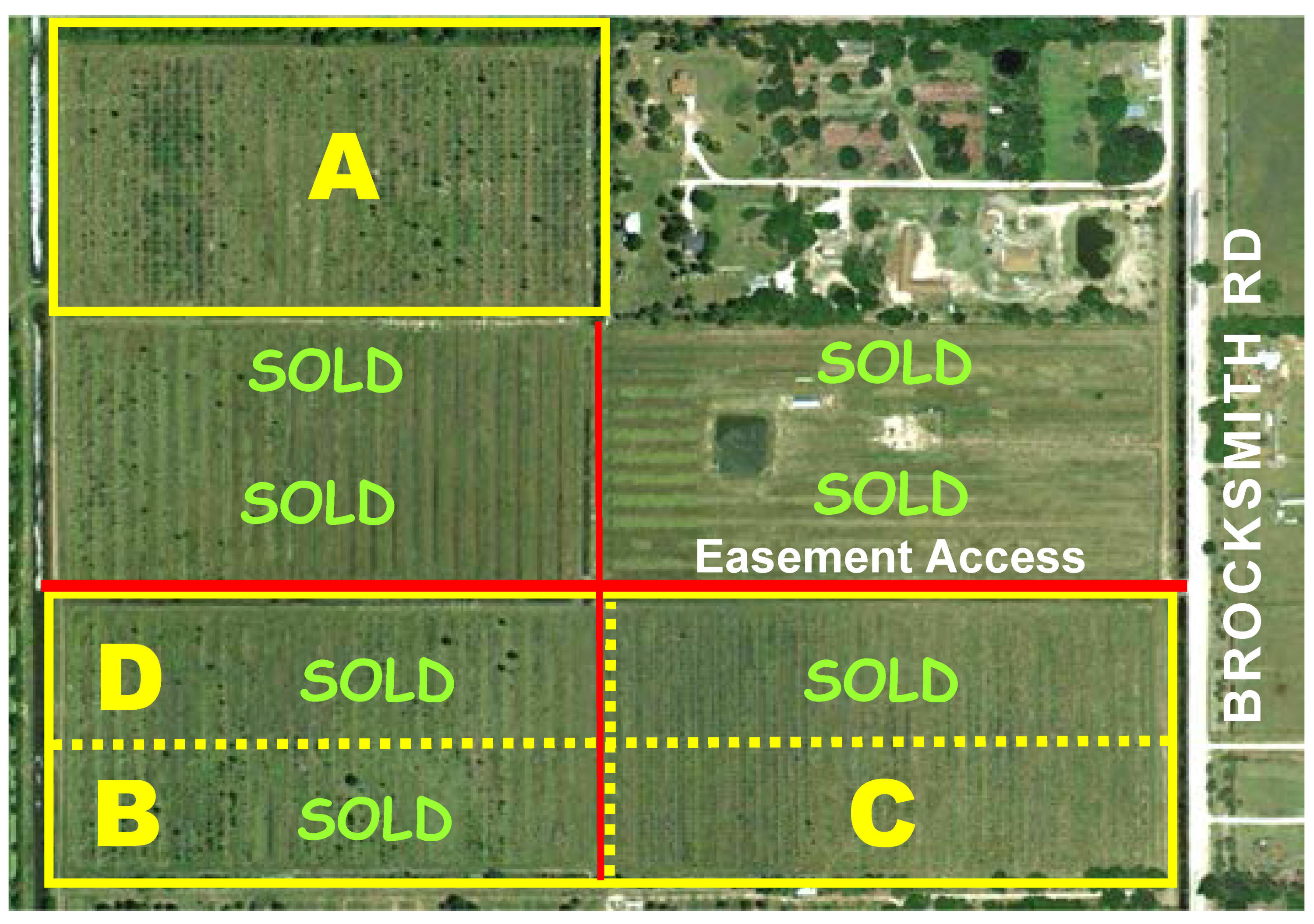 2321 South Brocksmith Road Fort Pierce, FL 34945 - Photo 1 of 1 Aerial w 1 remaining lot
