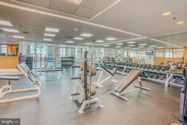 a view of gym