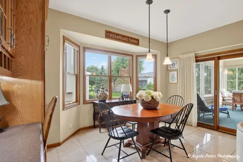 a kitchen with lots of counter top space