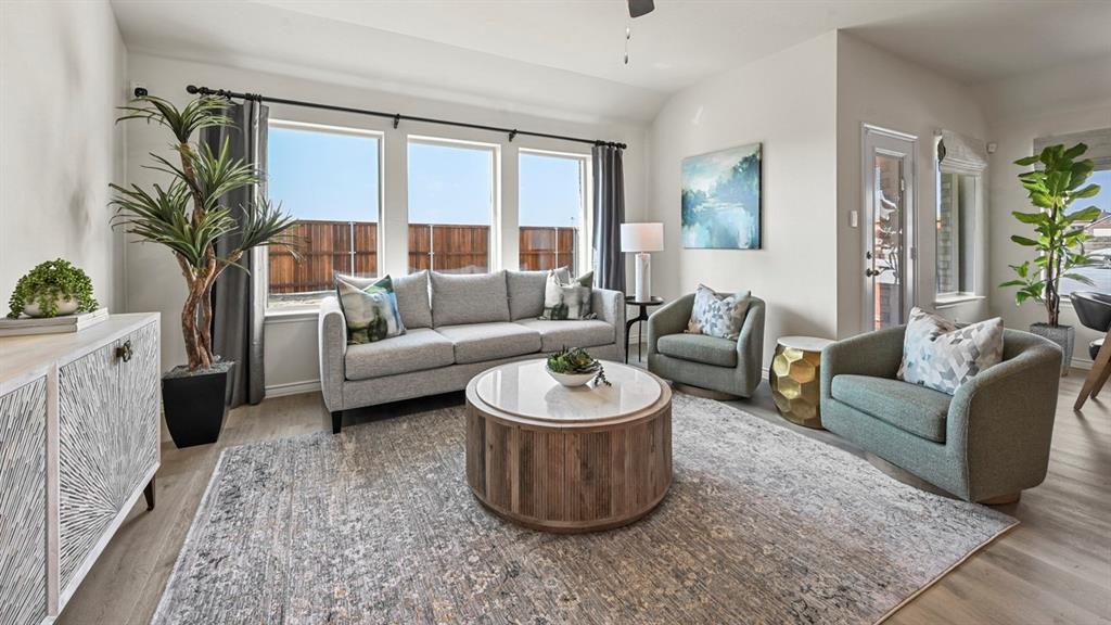4020 Red Blf Street Pilot Point, TX 76258 - Photo 33 of 39 a living room with furniture and a large window