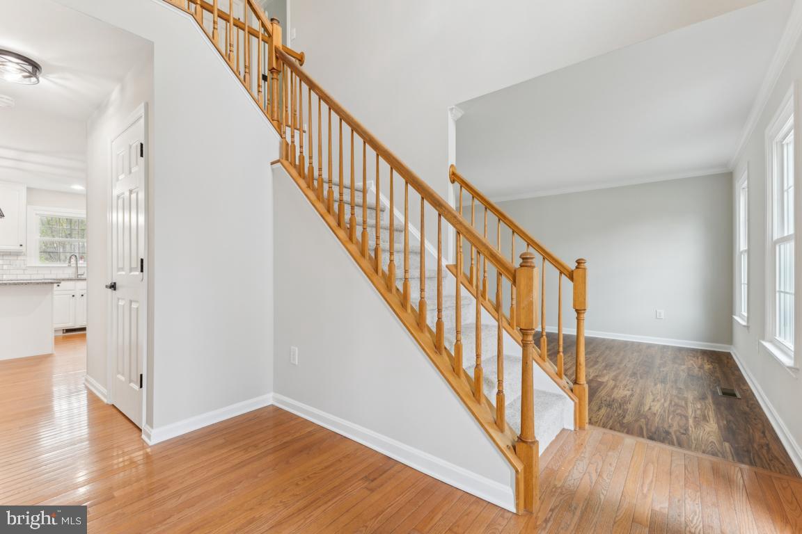5 Basalt Drive Fredericksburg, VA 22406 - Photo 4 of 41 a view of an entryway with wooden floor