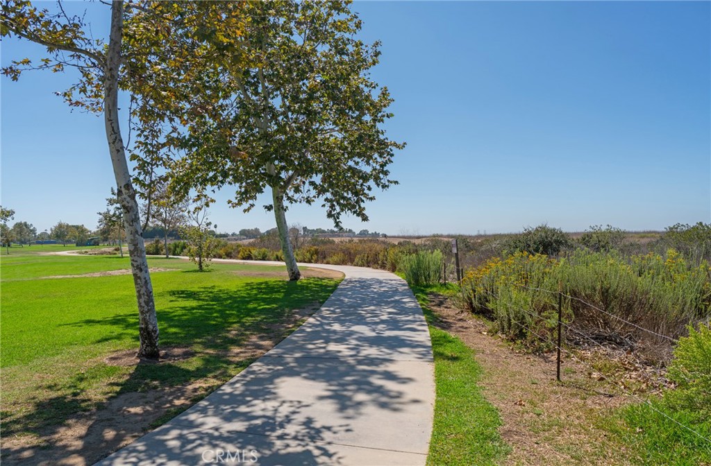 2155 Canyon Drive, Unit D Costa Mesa, CA 92627 - Photo 25 of 27 a view of a garden with large trees