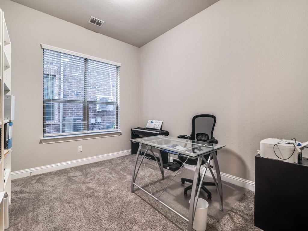 3323 Royal Ridge Drive Rockwall, TX 75087 - Photo 27 of 40 First floor Office space with carpet floors and closet. Alternative bedroom 6.