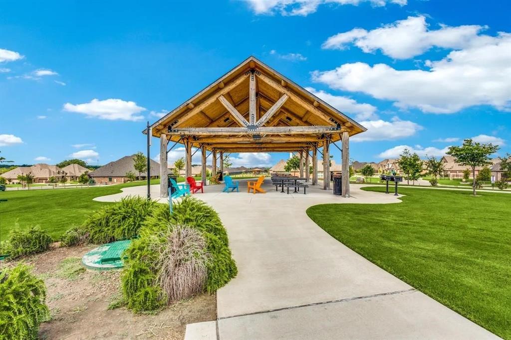 3323 Royal Ridge Drive Rockwall, TX 75087 - Photo 36 of 40 Surrounding community featuring a gazebo and manicured lawn.