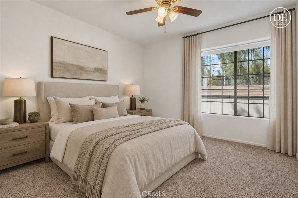 600 Central Riverside, CA 92507 - Photo 6 of 36 Digital Staged Guest Bedroom