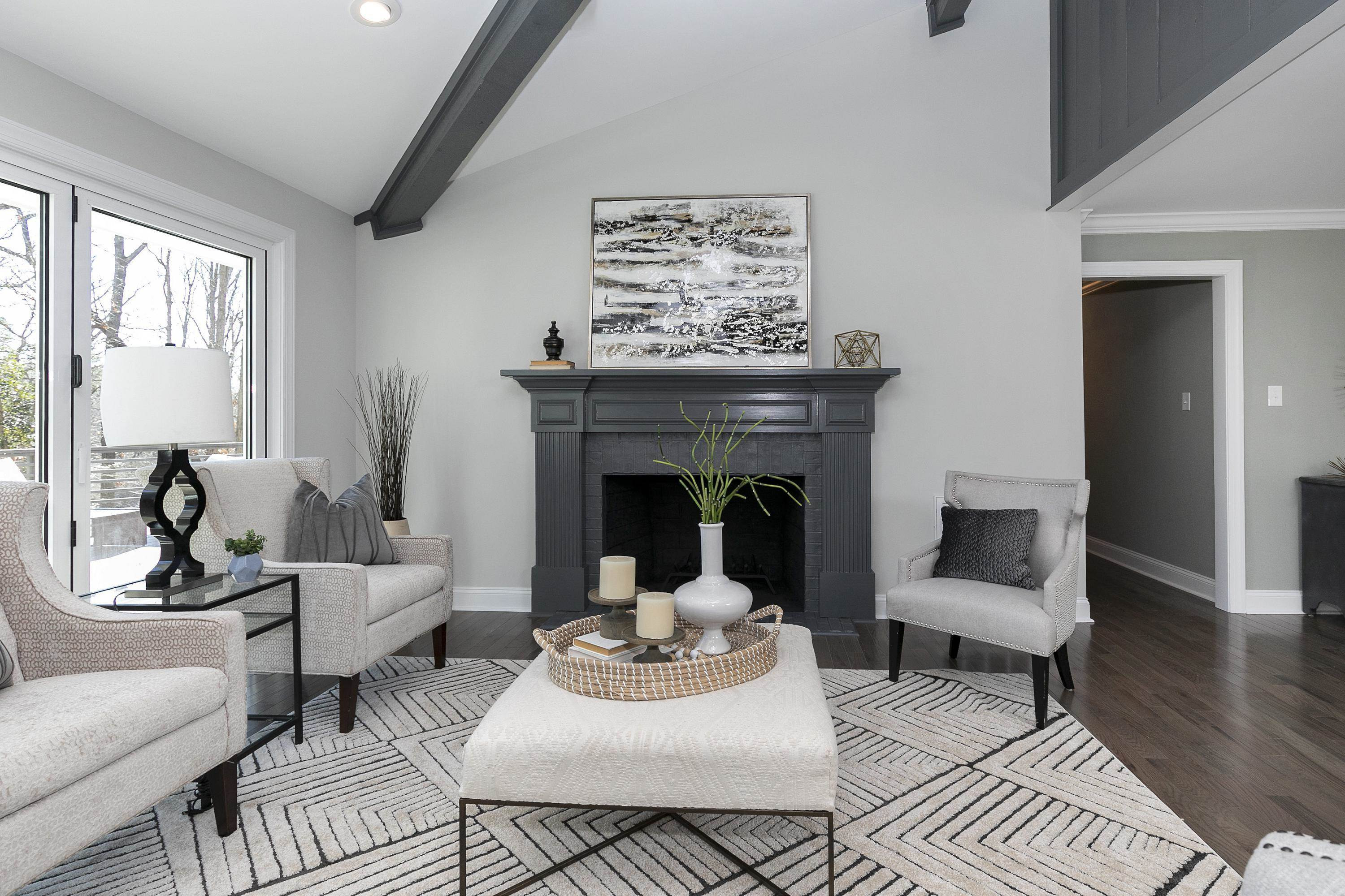 5413 Edington Lane Raleigh, NC 27604 - Photo 6 of 59 Real wood burning fireplace