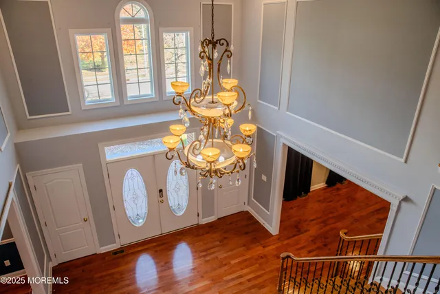hallway view with windows